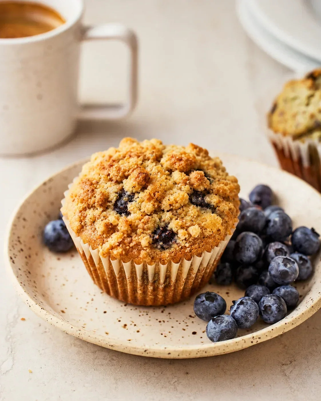 Crumble croustillant pour muffins : recette facile