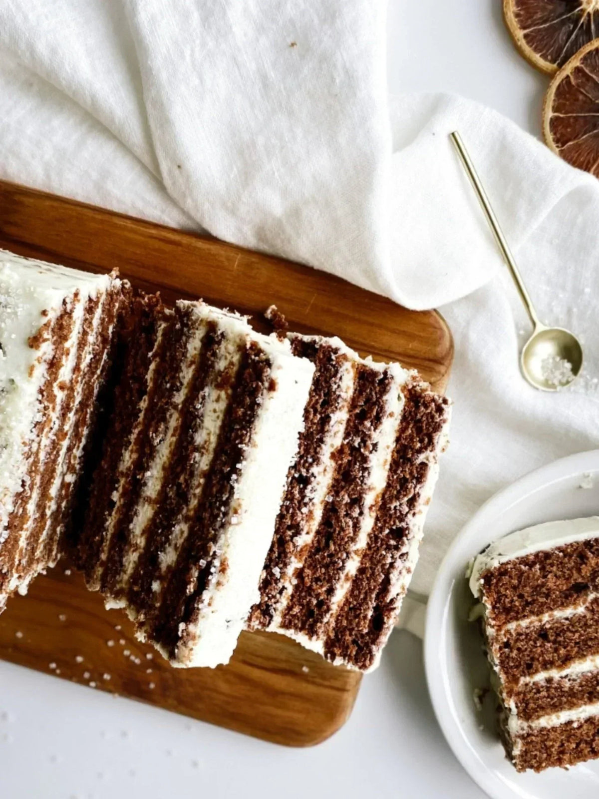 Notre bûche de Noël façon naked-cake